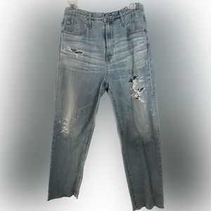 AG Adriano Goldschmied Women's Phoebe Vintage High Rise tapered leg Jeans